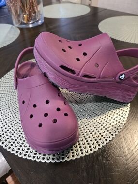 Skechers Women's Slip-On Clogs in Magenta